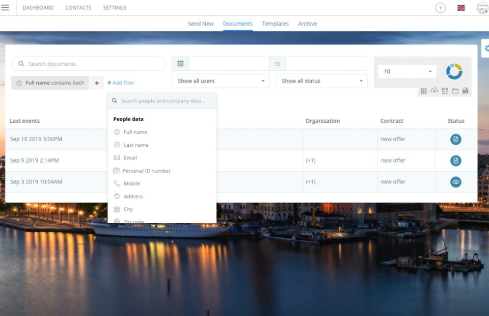 screenshot of Simple Sign